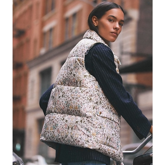 J. Crew Jackets & Blazers - J.Crew Puffer vest in Liberty® Tapestry floral with PrimaLoft®